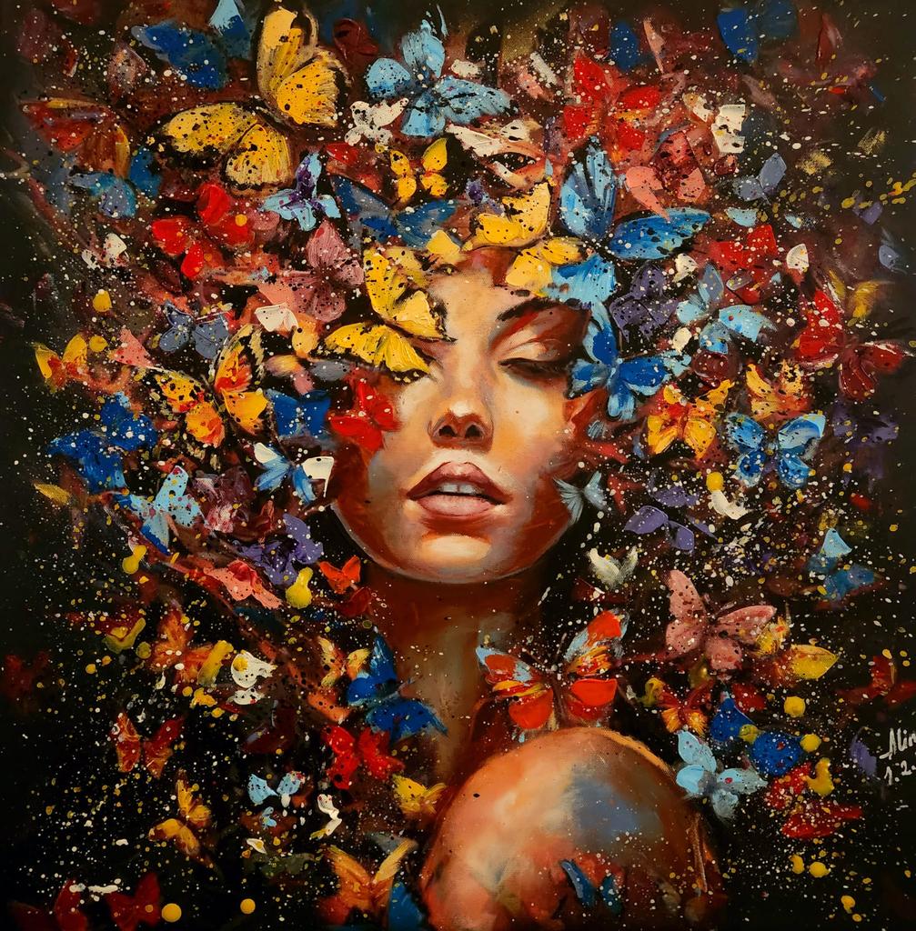 ArteDiAlina.com painting: Falling in love